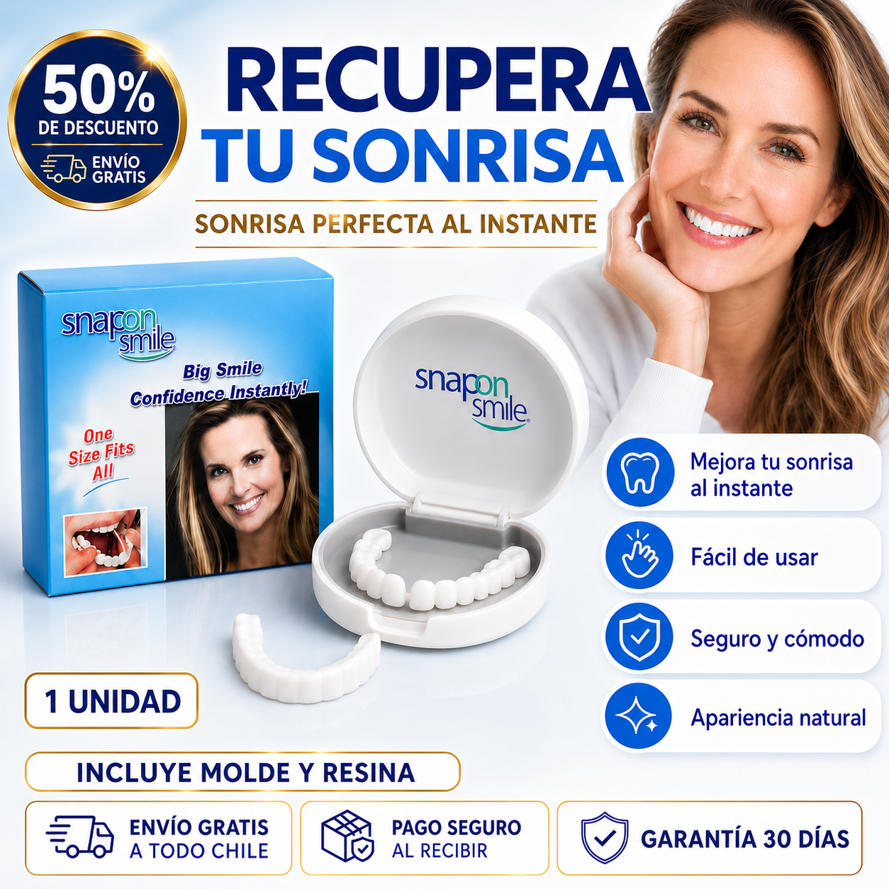 Carillas A Presión SnapOn Smile