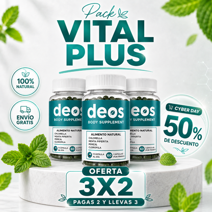 DEOS DESODORANTE NATURAL  60 cap