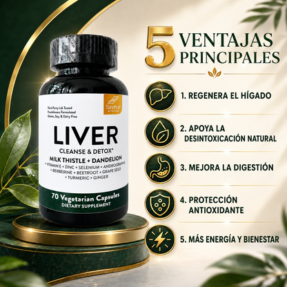 LIVER CLEANSE & DETOX X 140 CAPS