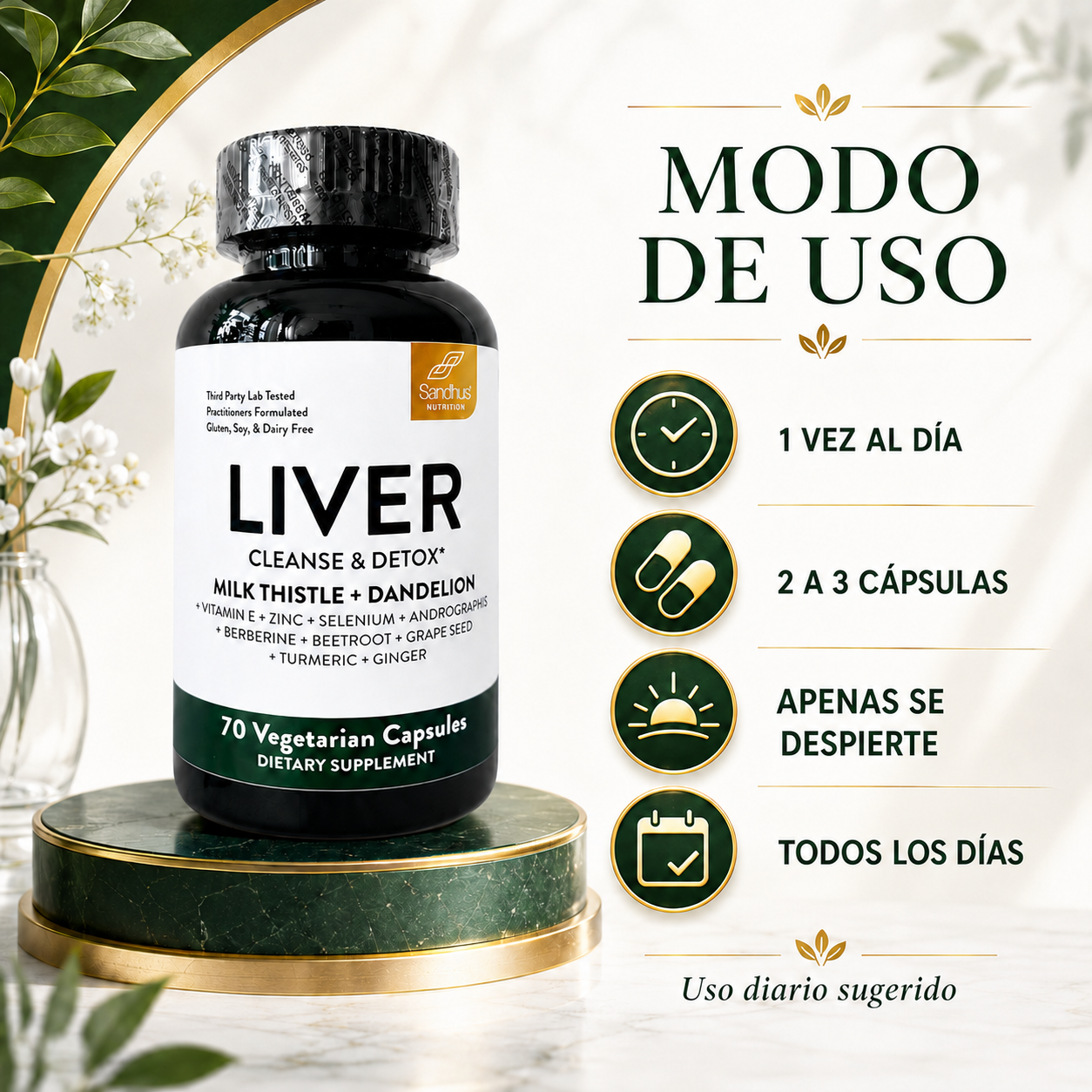 LIVER CLEANSE & DETOX X 140 CAPS