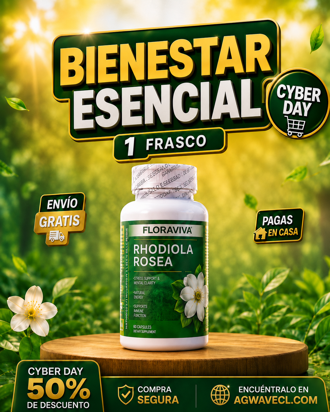 Floraviva Rhodiola 60 CAPS