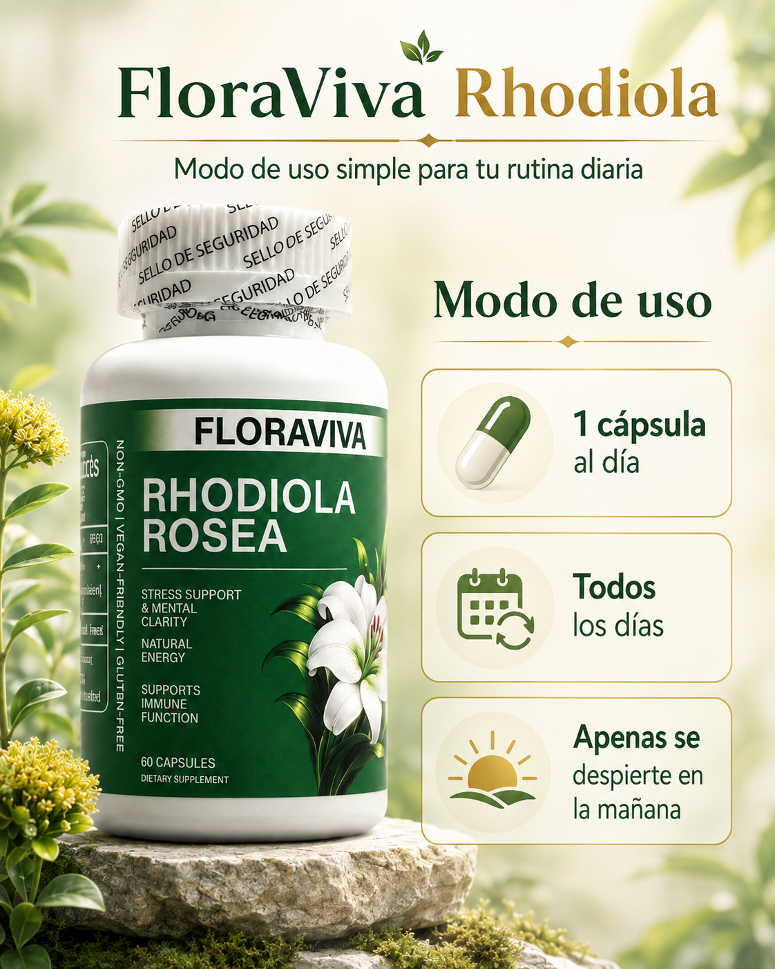 Floraviva Rhodiola 60 CAPS