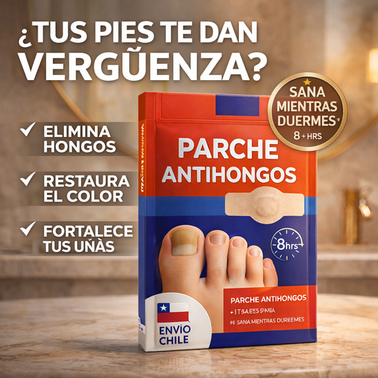 Parches AntiHongos 21unid + 1 par plantillas ortopédicas ajustables